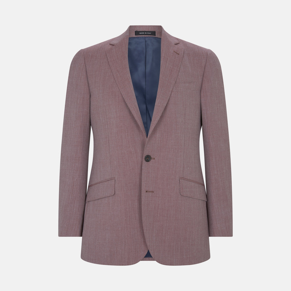 Benedict Dusty Pink Linen Blend Jacket