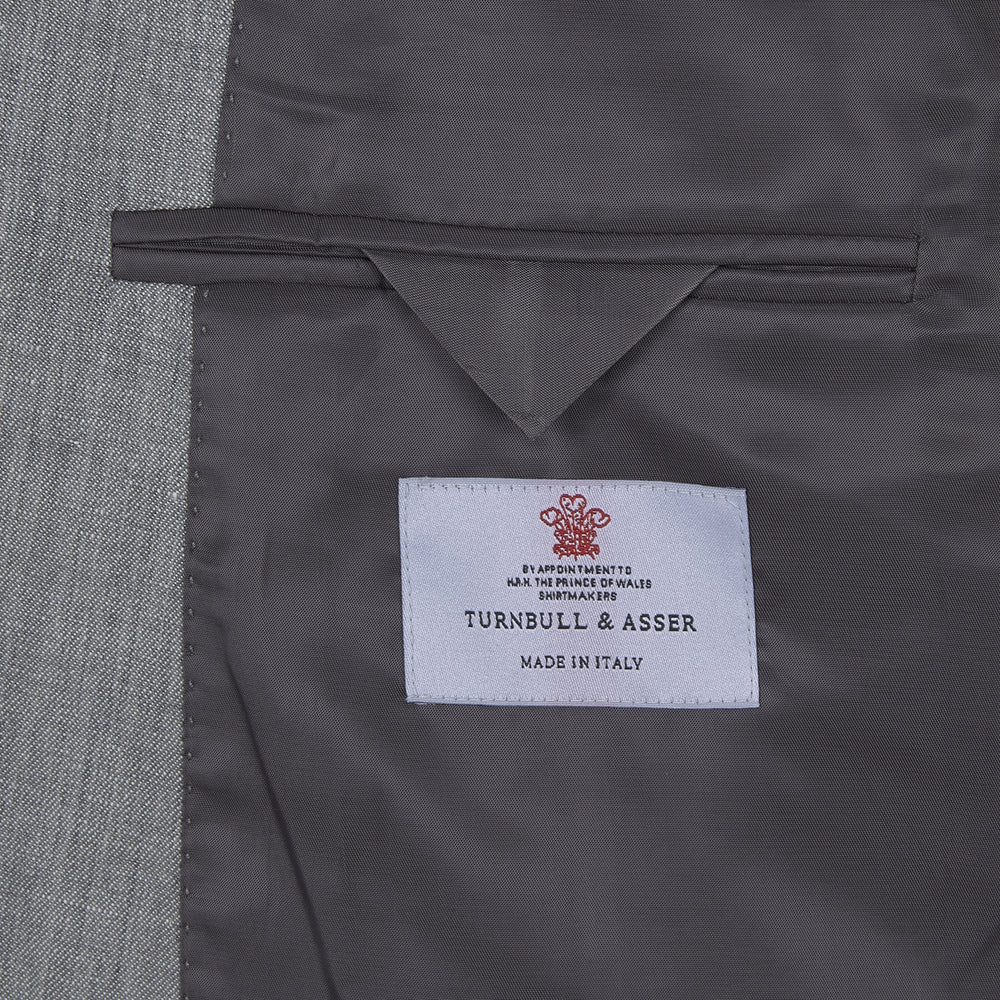 Bertie Grey Double Breasted Linen Jacket