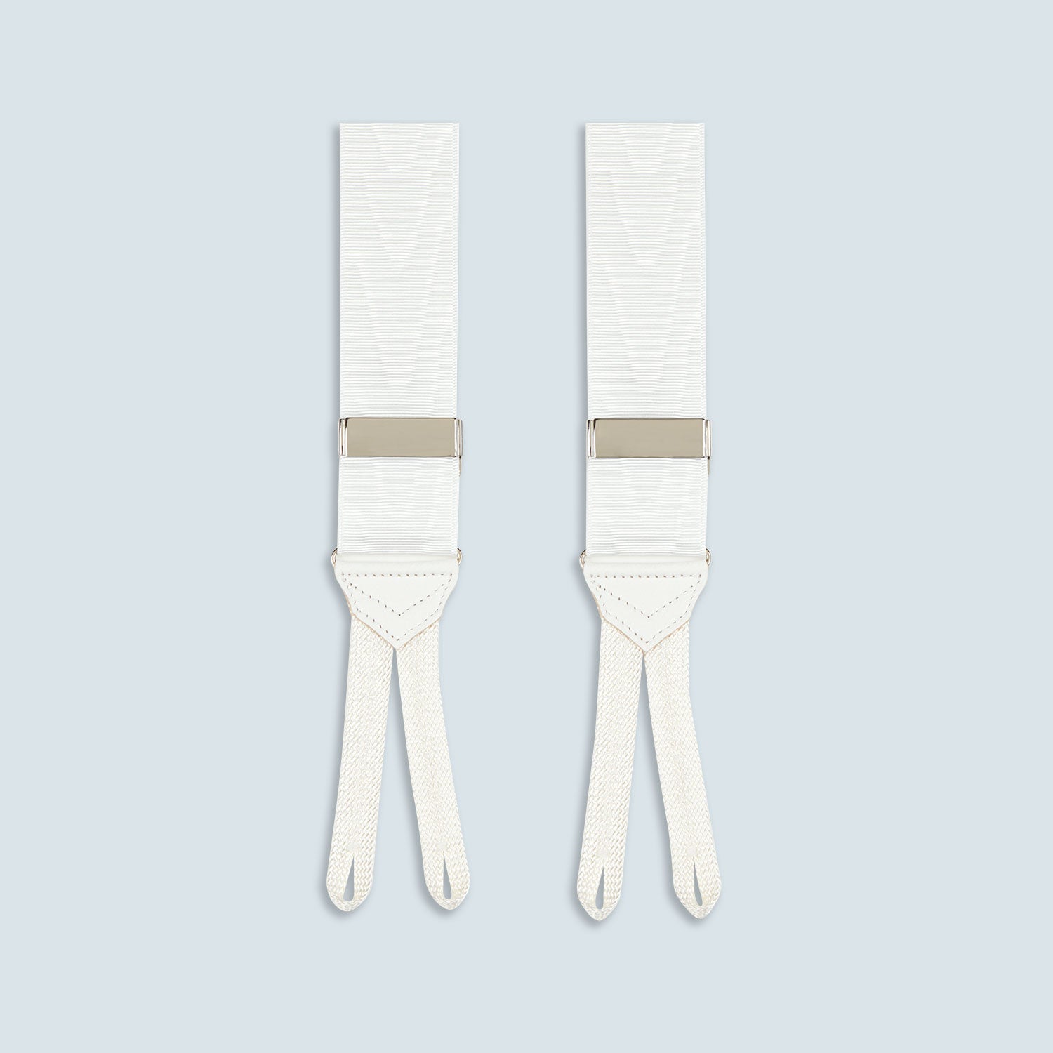 White Adjustable Formal Braces