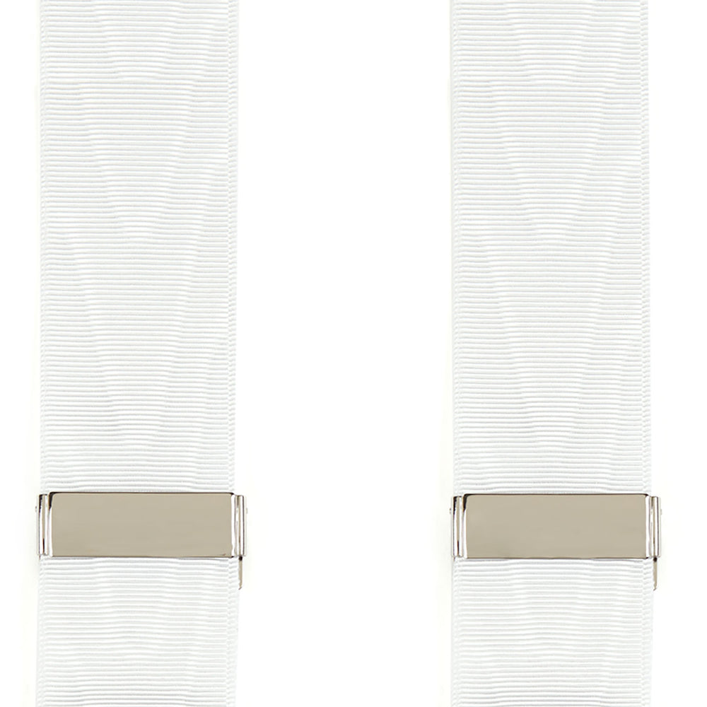 White Adjustable Formal Braces
