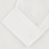 Weekend Fit Cream Linen Shirt with Dorset Collar and 1-Button Cuff