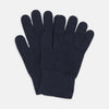 Navy Knitted Cashmere Gloves