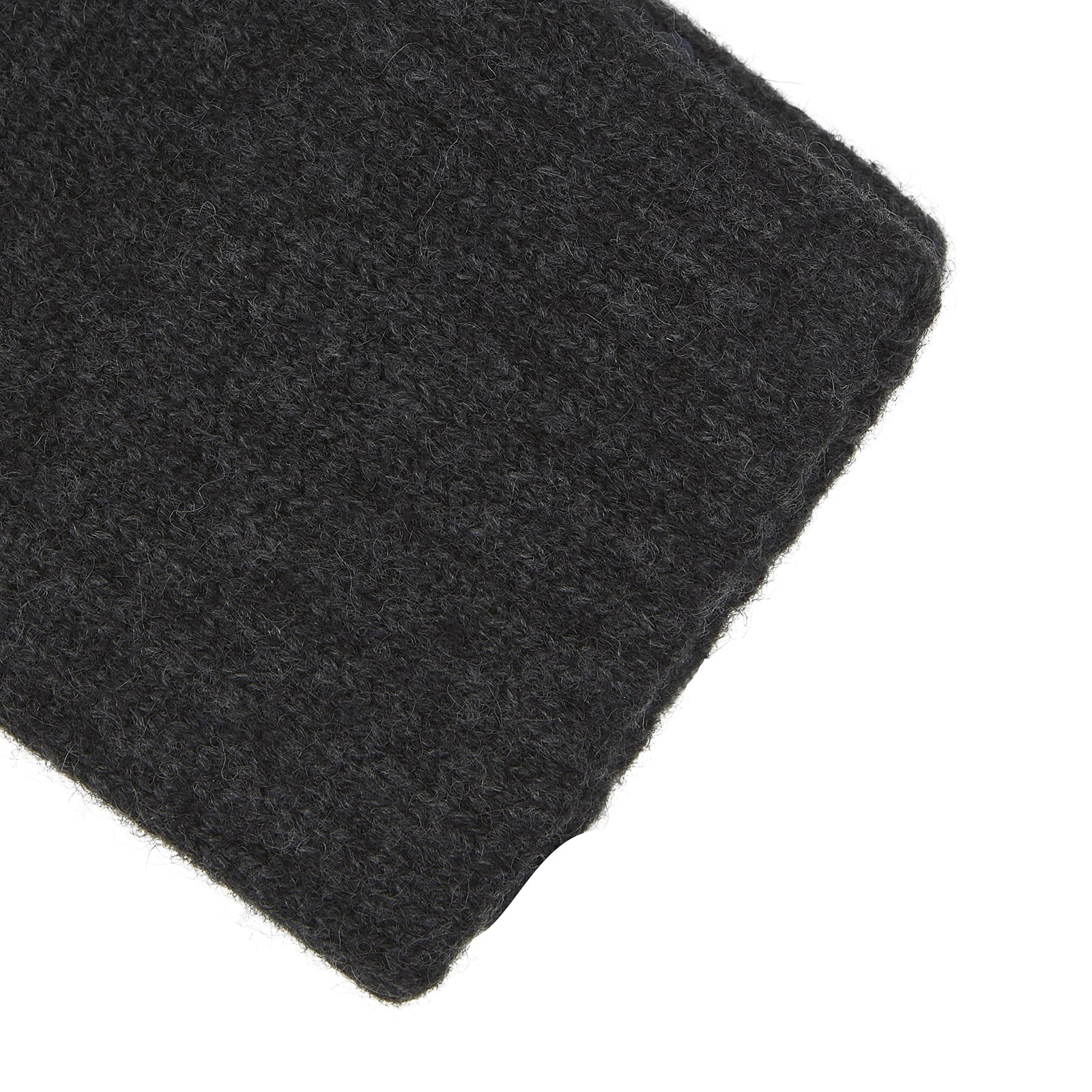 Charcoal Knitted Cashmere Gloves
