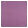 View 2 of product The Lilac and White Piped Silk Pocket Square by Turnbull & Asser features a smooth lilac silk fabric with a refined white piped edge and the brand's signature printed in white on the lower right corner.