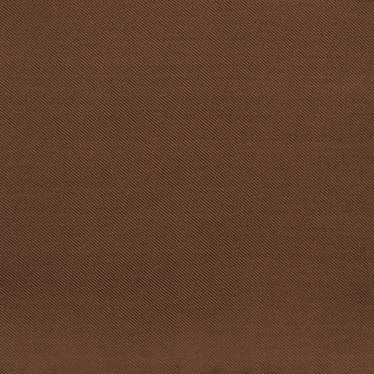 Brown and White Piped Silk Pocket Square Image 2