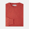 Crimson Fine Cashmere Crew Neck Jumper