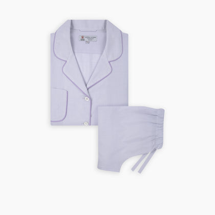 Ladies' Lilac Cotton-Cashmere Pyjama Set Image 2