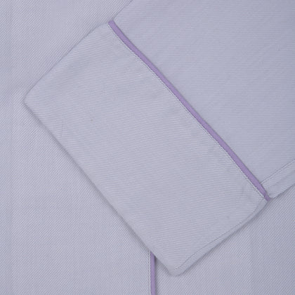 Ladies' Lilac Cotton-Cashmere Pyjama Set