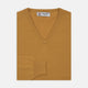 Sunflower Yellow V-Neck Cashmere Jumper