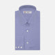 Blue Superfine Oxford Cotton Shirt with T&A Collar and 3-Button Cuffs