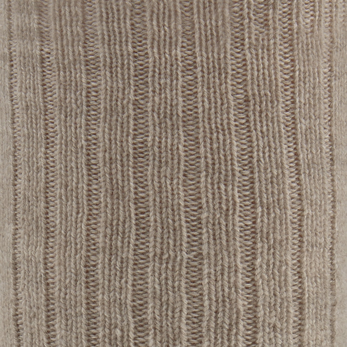 Light Brown 3/4 Length Cashmere Socks Image 1