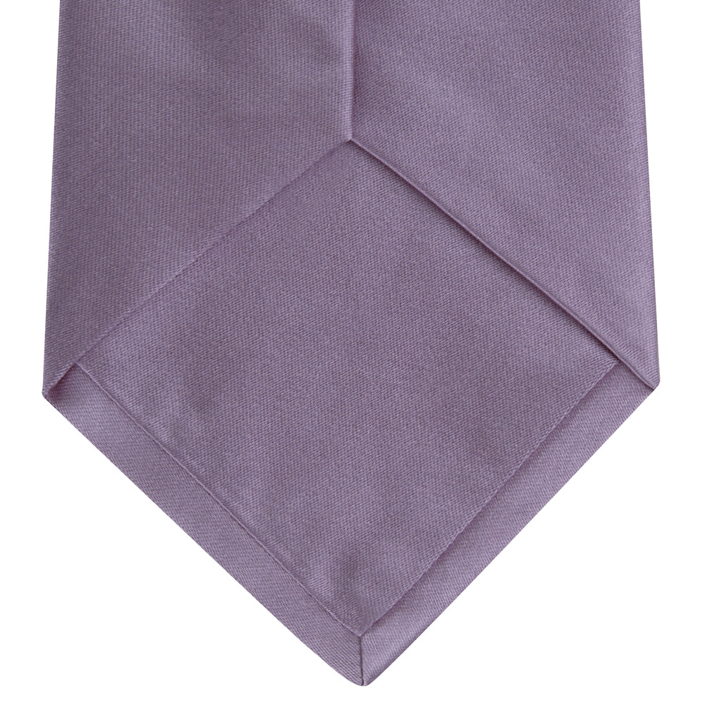 Lilac Plain Satin Silk Tie