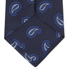 Navy and Royal Blue Floating Paisley Silk Tie