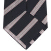 Navy, Pink and White Multi Repp Stripe Silk Tie