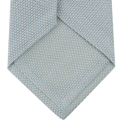 Light Blue Grenadine Silk Tie Image 3