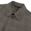 Checked Wool Car Coat