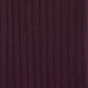 View 2 of product A single Burgundy Short Cotton Sock by Turnbull & Asser, featuring a ribbed texture and lustrous finish, is displayed upright against a plain white background.