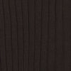 View 2 of product A single Chocolate Brown Short Cotton Sock from Turnbull & Asser is displayed upright against a plain white background, crafted for comfort and style.