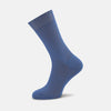 Denim Blue Short Pure Cotton Socks