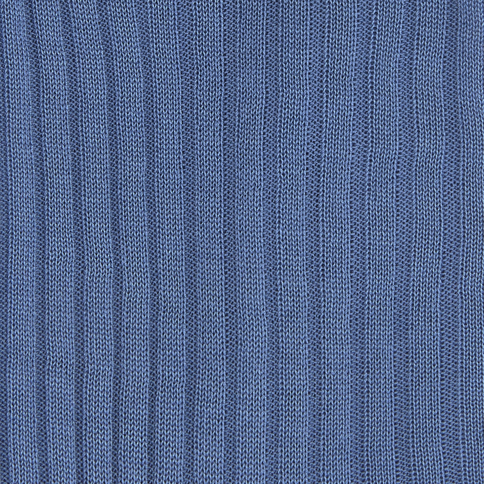 Denim Blue Short Pure Cotton Socks Image 1