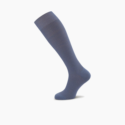 Smoke Grey Long Merino Wool Socks Image 2