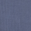 View 2 of product A single Smoke Grey Long Merino Wool Sock by Turnbull & Asser, featuring a ribbed texture and crafted in the tradition of luxury men’s socks, is displayed upright on a plain light-gray background.
