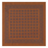 Orange Classical Medallion Silk Pocket Square