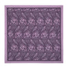 Purple House Paisley Silk Pocket Square
