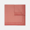 Indian Pink Monocle Silk Pocket Square