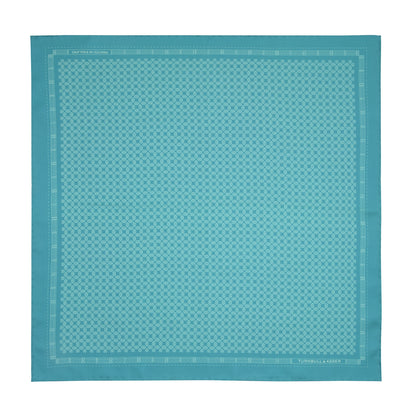 Kingfisher Green Monocle Silk Pocket Square