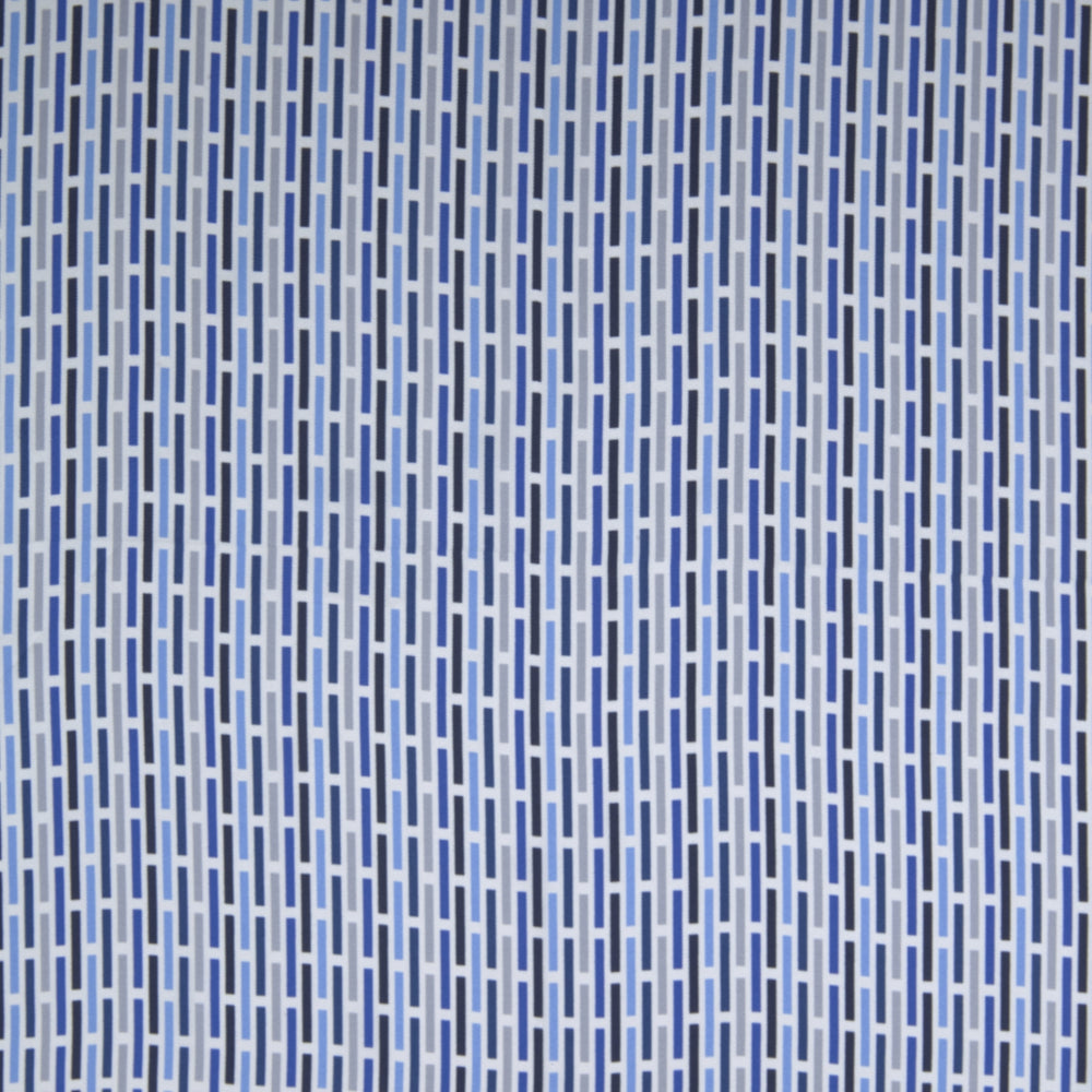 Blue Ladder Silk Pocket Square