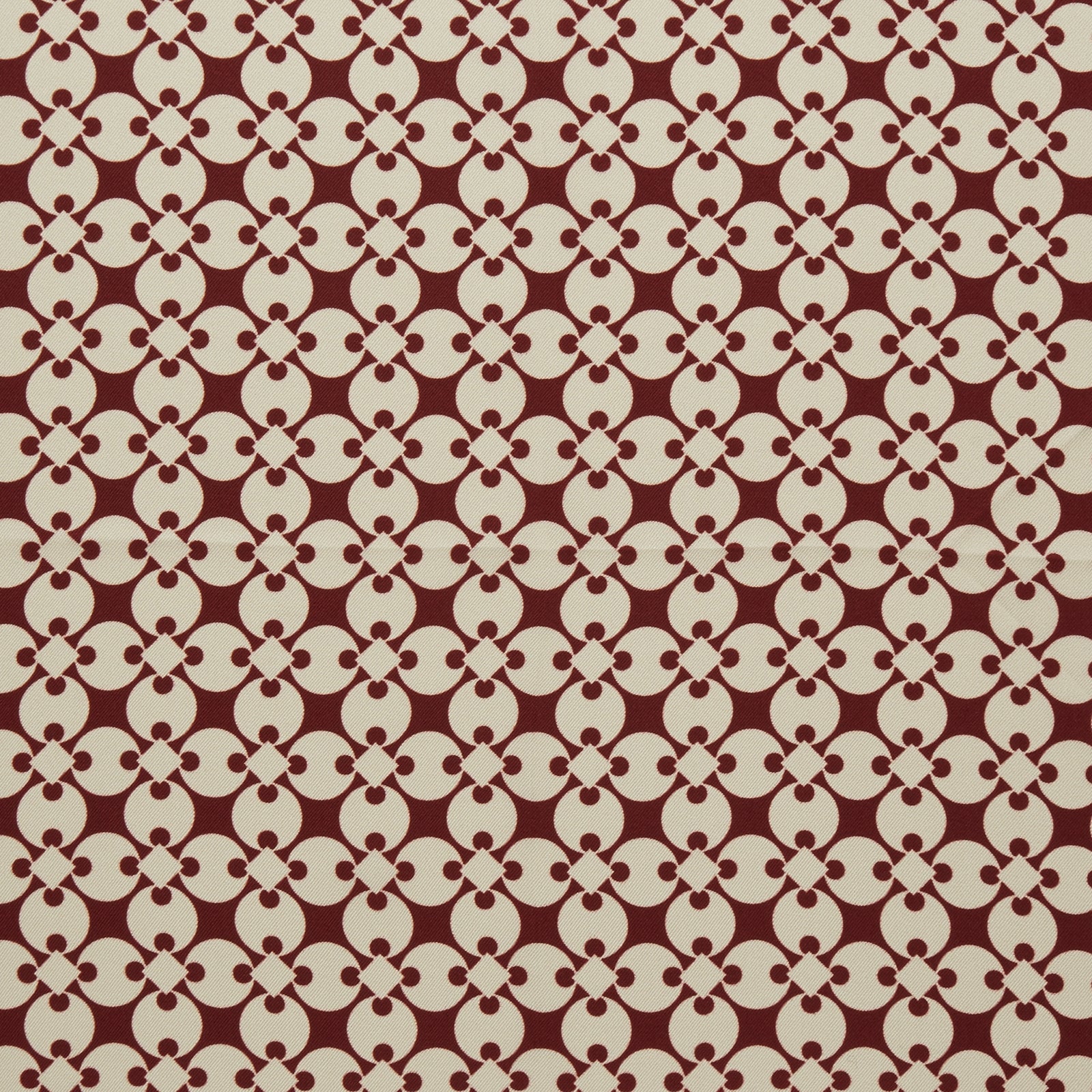 Red and White Vanguard Spot Silk Pocket Square