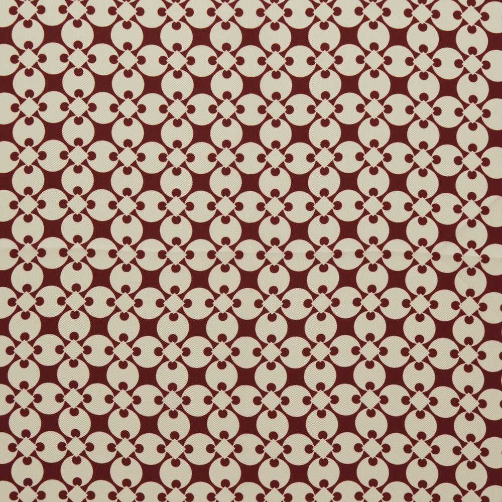 Red and White Vanguard Spot Silk Pocket Square