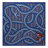 Navy and Blue St. George Silk Pocket Square