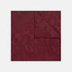 Burgundy House Paisley Hand-Rolled Silk Pocket Square