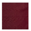 View 2 of product The Turnbull & Asser Burgundy House Paisley Hand-Rolled Silk Pocket Square features elegant paisley silk, expertly hand-rolled edges, and a classic fold—ideal for elevating black tie attire.