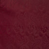 Burgundy House Paisley Hand-Rolled Silk Pocket Square