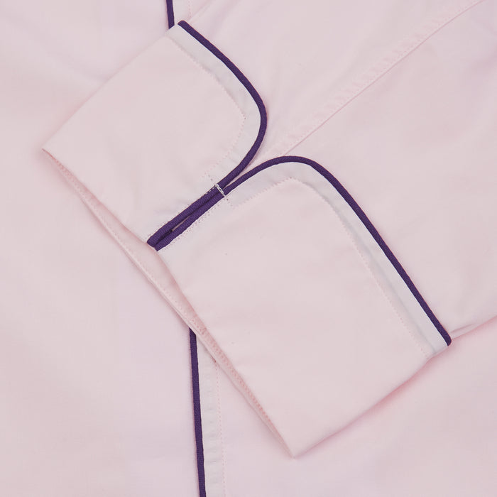 Pink Piped Cotton Pyjama Set Image 3