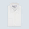 View 2 of product A plain white circle with a thin gray border on light gray, reflecting the clean, crisp style of Turnbull & Asser’s MTM SHIRTS ALL.