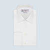 Two-Fold 120 White Shirt with T&A Collar and Double Cuffs
