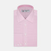 Pink Micro Check Cotton Fabric