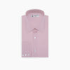 Pink Block Check Shirt with T&A Collar and 3-Button Cuffs