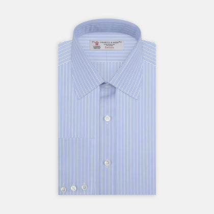 Light Blue Rich Stripe Cotton Fabric