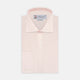 Tailored Fit Pink Fine Check Shirt with Kent Collar and 2-Button Cuffs