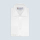 Tailored Fit Two-Fold 120 White Shirt with Kent Collar and 3-Button Cuffs