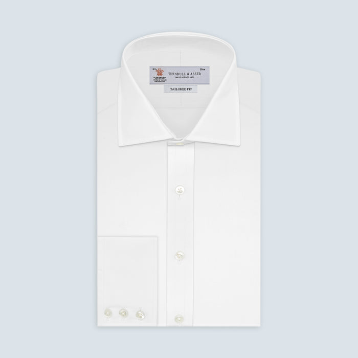 SHIRTS TAILORED FIT KENT COLLAR 3BC PLA WHITE