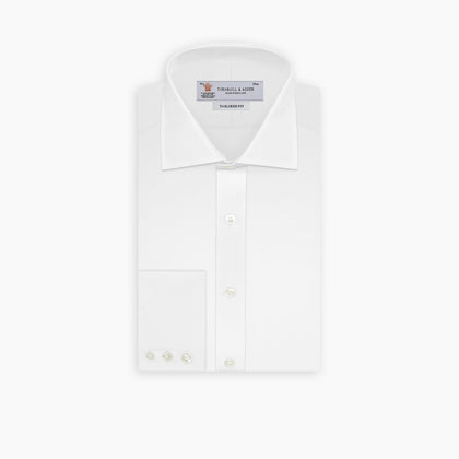 SHIRTS TAILORED FIT KENT COLLAR 3BC PLA WHITE Image 2
