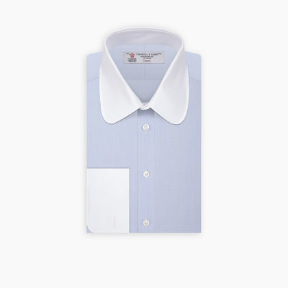 The Great Gatsby Cotton Shirt with White Collar and Double Cuffs Image 6