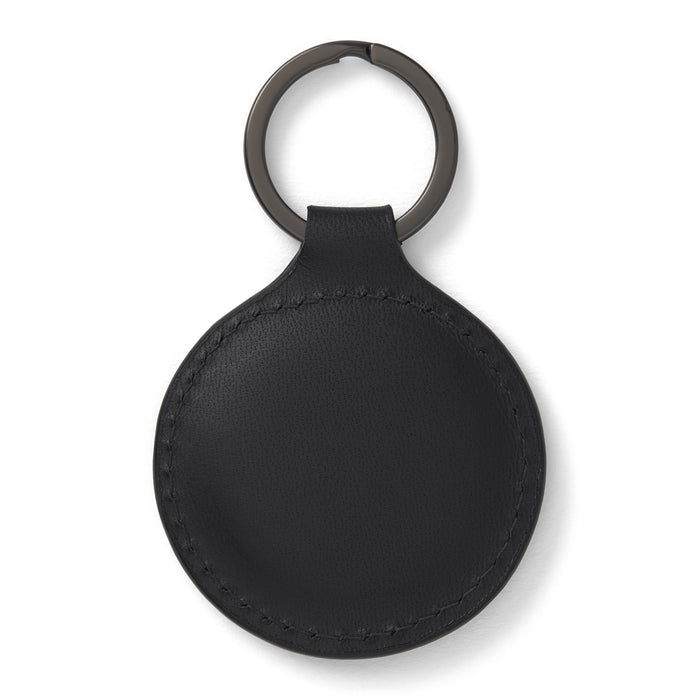 Black Leather Key Fob Image 1