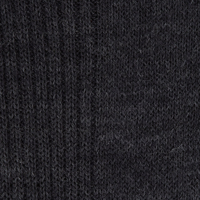 Charcoal Mid-Length Merino Wool Socks Image 1